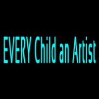 Every Child An Artist Neonkyltti