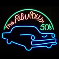 Fabulous 50S For Garage Man Cave Wall Art Neonkyltti
