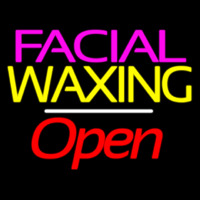 Facial Wa ing Open White Line Neonkyltti