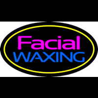 Facial Wa ing Oval Yellow Neonkyltti