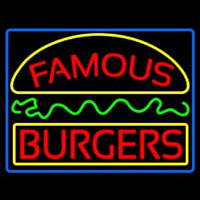 Famous Burgers Neonkyltti