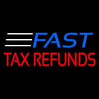 Fast Ta  Refunds Neonkyltti