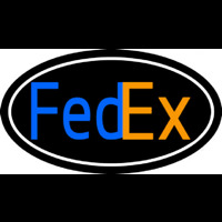 Fede  Logo With Oval Neonkyltti