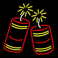 Fire Work Logo Neonkyltti