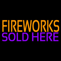 Fire Work Sold Here 2 Neonkyltti