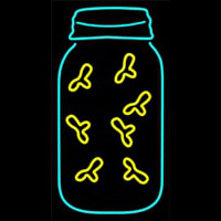 Fireflies In A Jar Neonkyltti
