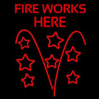 Fireworks Here Neonkyltti