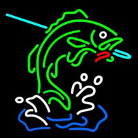 Fish Logo Neonkyltti