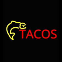 Fish Tacos Catering Neonkyltti