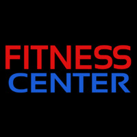 Fitness Center In Red Neonkyltti