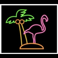Flamingo Palm Neonkyltti