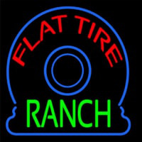 Flat Tire Ranch Neonkyltti