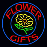 Flower Gifts In Block Logo Neonkyltti