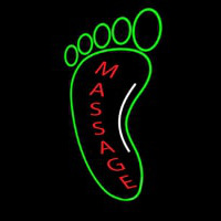 Foot Massage Logo Neonkyltti