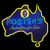 Fosters Australia Beer Sign Neonkyltti