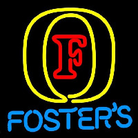 Fosters Initial Beer Sign Neonkyltti
