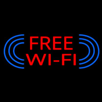 Free Wi Fi Neonkyltti