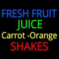 Fresh Fruit Juice Carrot Orange Shakes Neonkyltti
