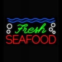 Fresh Seafood Neonkyltti