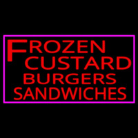 Frozen Custard Burgers Neonkyltti