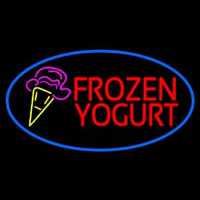 Frozen Yogurt With Logo Neonkyltti