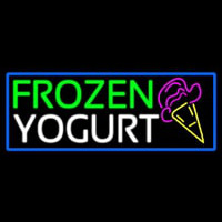 Frozen Yogurt With Logo Neonkyltti