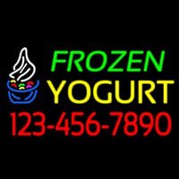 Frozen Yogurt With Phone Number Neonkyltti
