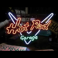 GARAGE HOT ROD Neonkyltti