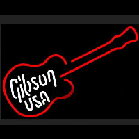 GIBSON USA ELECTRIC GUITAR Neonkyltti
