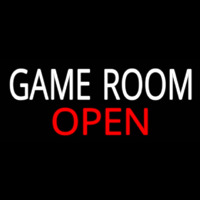 Game Room Open Real Neon Glass Tube Neonkyltti