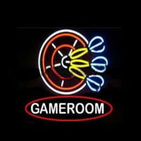 Gameroom Dart Kauppa Avoinna Neonkyltti