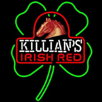 George Killians Irish Red Shamrock Beer Sign Neonkyltti