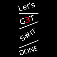 Gets Done Neonkyltti