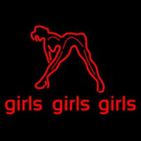 Girls Girls Girls Strip Club Neonkyltti