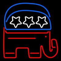 Gop Elephant Republican Party Neonkyltti