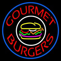 Gourmet Burgers Circle Neonkyltti