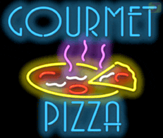 Gourmet Pizza Neonkyltti