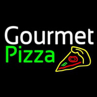 Gourmet Pizza With Pizza Neonkyltti