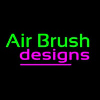 Green Air Brush Design Neonkyltti