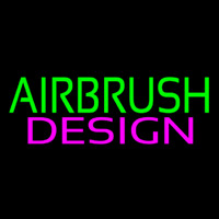 Green Airbrush Pink Design Neonkyltti