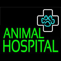 Green Animal Hospital Block Neonkyltti