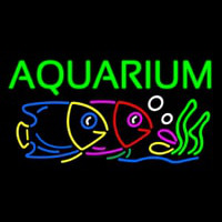 Green Aquarium Fish 2 Neonkyltti