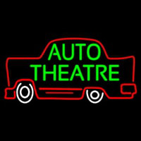 Green Auto Theatre Car Logo Neonkyltti