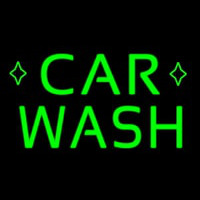 Green Car Wash Neonkyltti