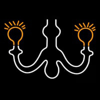 Green Chandelier Logo 1 Neonkyltti