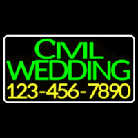 Green Civil Wedding With Phone Number Neonkyltti