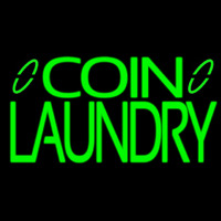 Green Coin Laundry Neonkyltti
