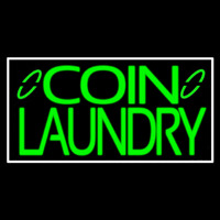 Green Coin Laundry Neonkyltti