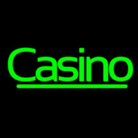 Green Color Casino Neonkyltti