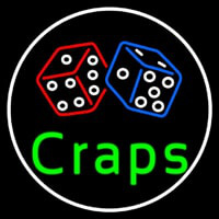 Green Craps Dice 1 Neonkyltti